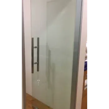 Plain Tempered Glass Door